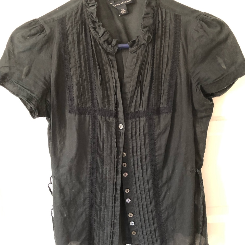 Vintage Ruffled Blouse